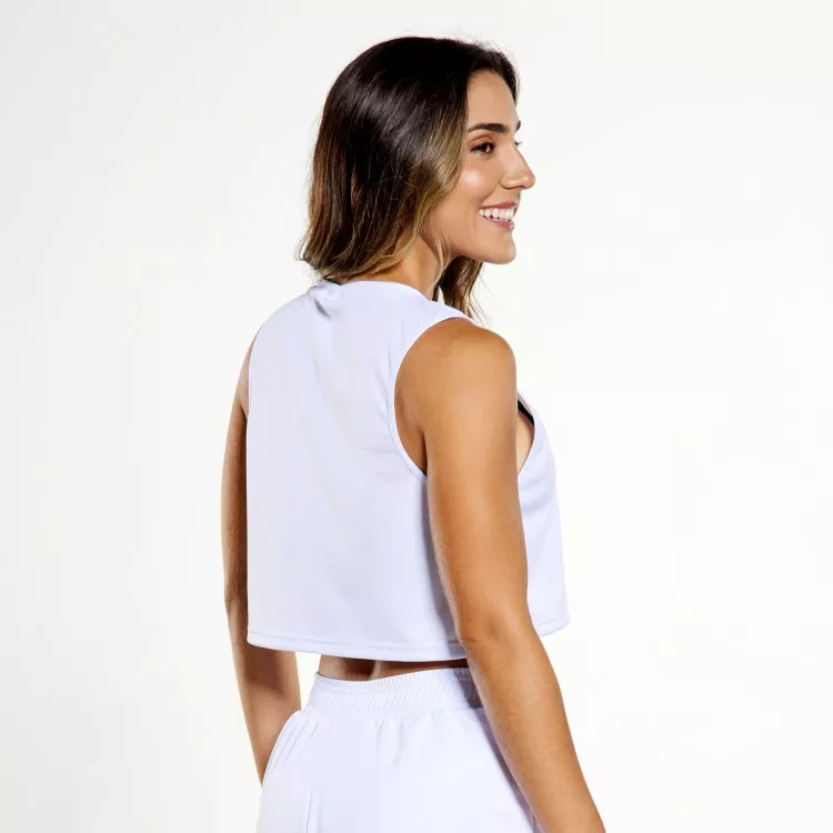 Cropped Fitness Sport Branco