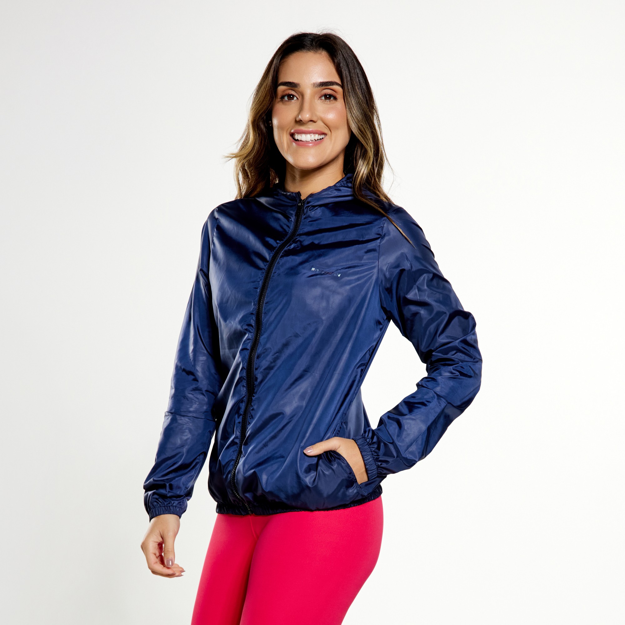 Corta vento top liso para estampar