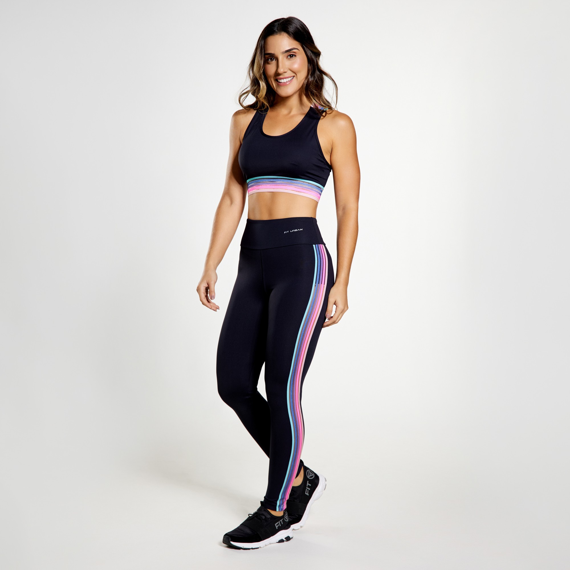 Calça legging preta fitness deals