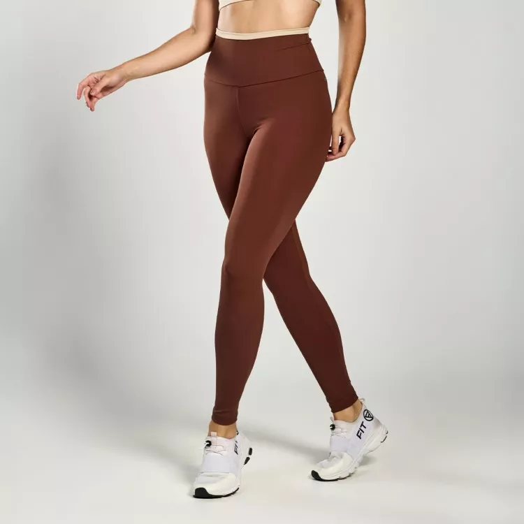 Calça Legging Poliamida Intense Café
