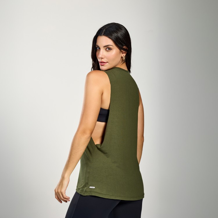 Regata Fitness Sintonia Verde Musgo