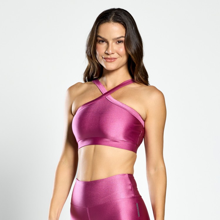 Top Glow Trapézio Rosa Matte