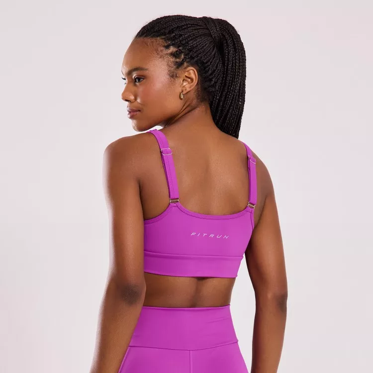 Top Fitness Poliamida Pace Violeta