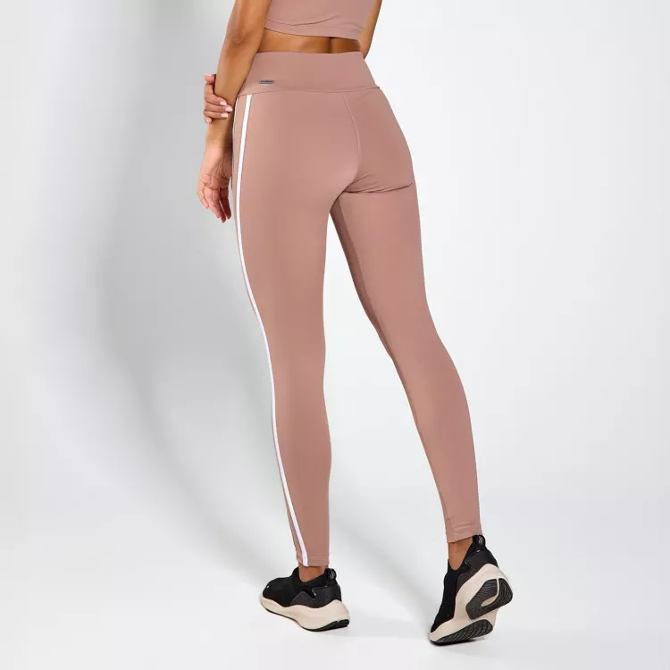 Calça Legging Poliamida Sinergia Areia