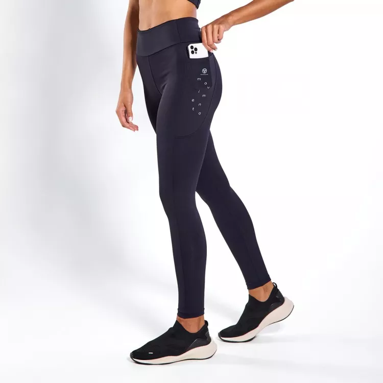 Calça Legging Poliamida Elo Movimento Preta