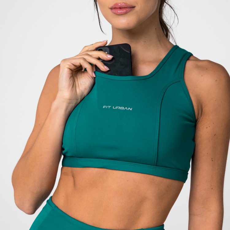 Top Poliamida Velocity com Bolso