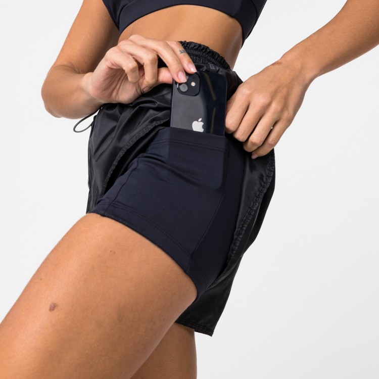 Short Nylon Shift com Bolsos