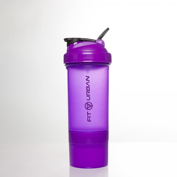 Coqueteleira Fit Urban Trio Plus 600ml Roxo