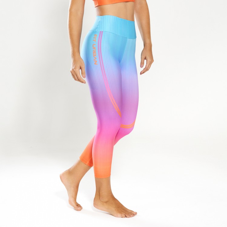 Calça Legging Midi Digital Sunset