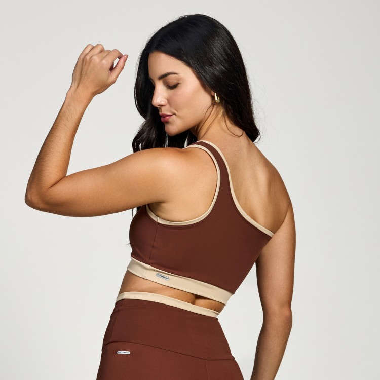 Top Fitness Poliamida Intense Café