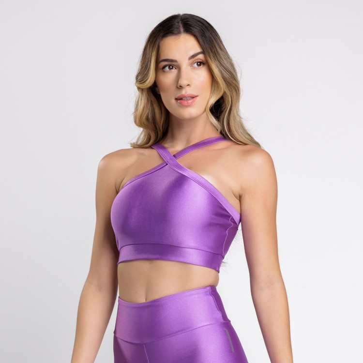 Top Glow Trapézio Uva