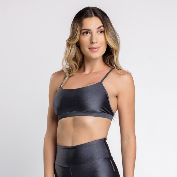 Top Glow Cinza Grafite