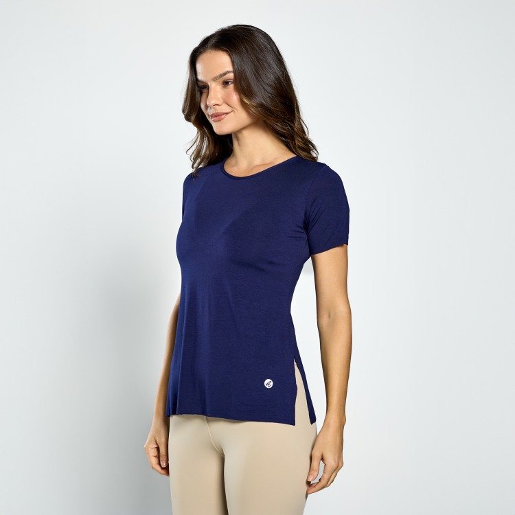 Blusa Fitness Live Azul Marinho